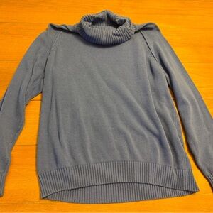 Karen Scott Women's Slate Blue Turtleneck Sweater